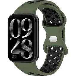 Ремінець DK для Xiaomi Mi Band 8 Pro Silicone Sport Band Nike (017600) (green / black) - мініатюра 3