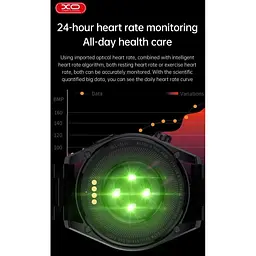 Смарт-годинник Smart Watch XO W3Pro+ Bluetooth Call Track Heart Rate Чорний - мініатюра 7