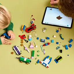 Конструктор LEGO Disney Pixar Святкування з Історії Іграшок: потяг і авто для перегонів 206 деталей (43264) - мініатюра 11