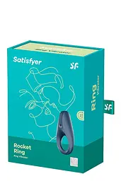Віброкільце Satisfyer Rocket Ring, 7.5х2.5 см (синій) - мініатюра 2