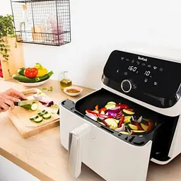 Мультипіч Tefal Easy Fry Mega 1700 Вт бежева (EY855AE0) - мініатюра 6