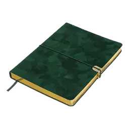 Щоденник недатований Buromax Velour A5 штучна шкіра 336 сторінок зелений (BM.20770-04) - мініатюра 3