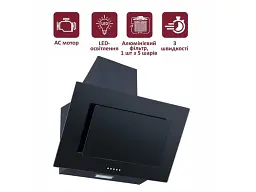 Витяжка похила Prime Technics PVWM 6560 BG - мініатюра 2