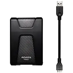 Зовнішній жорсткий диск 2.5" 2TB ADATA (AHD650-2TU31-CBK) - мініатюра 4