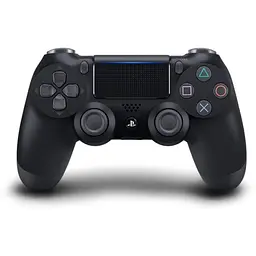 Sony DualShock 4 Version 2 (black) + Thumb Grips (накладки на стики, 4 шт.) - мініатюра 2