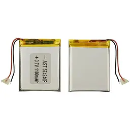 Акумулятор 574240P універсальний з контролером, 5 х 40 х 51 мм (1250 mAh)/ для смартфона, планшета