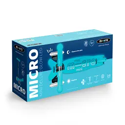 Самокат MICRO серії "Mini Deluxe Glow LED" – АРКТИЧНИЙ СИНІЙ (до 50 kg, 3-х колісний, світло) - мініатюра 3