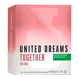 Туалетна вода United Colors of Benetton United Dreams Together For Her, 50 мл (65156787) - мініатюра 3
