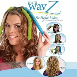 Спіральні бігуді Hair Wavz для волосся будь-якої довжини ∙ Чарівні бігуді для легкого створення локонів - мініатюра 3