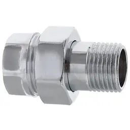 Згін американка (хром) Koer 1/2 "прямий KR.341.chr KR2702