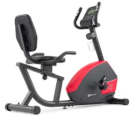 Горизонтальний велотренажер Hop-Sport HS-035L Solo червоний  - мініатюра 2