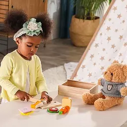 Іграшкові продукти Viga Toys Обід 44542 набір дерев'яних продуктів іграшок - мініатюра 6
