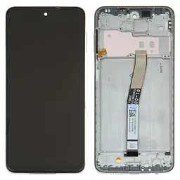 Дисплей Xiaomi Redmi Note 9 Pro, Redmi Note 9S, сірий, з рамкою, High , M2003J6B2G, M2003J6A1G