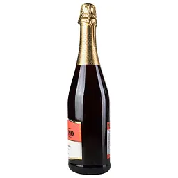 Винний напій слабоалкогольний газований Pregolino Fragola Rosso, червоний, напівсолодкий, 8,5%, 0,75 л - мініатюра 3