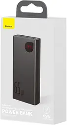 Зовнішній акумулятор Baseus Adaman Metal Digital Display 20000mAh 65W Black (PPIMDA-D01) [68284] - мініатюра 11