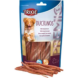 Ласощі для собак Trixie PREMIO Duckinos 80 г (качка) - мініатюра 5