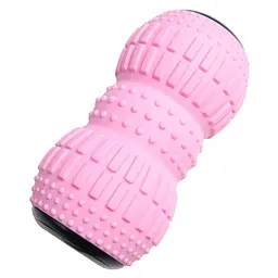 Вібромасажер для спини рожевий вібро масажер для тіла ручний Massage Ball - мініатюра 5
