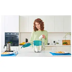 Фільтр-глечик Ecosoft Maxima 5л (3.5л очищеної води) з фільтр-картриджем, аква грін (FMVMAXIMADGECO) - мініатюра 2