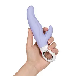 Вібратор-кролик для точки А Fun Factory LADY BI Purple, 2 мотори, 12 режимів - мініатюра 5