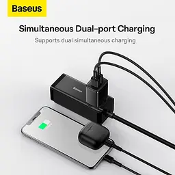 Адаптер Baseus Compact Charger 2U |2USB, 2.1A/10.5W| (CCXJ010201) - мініатюра 6