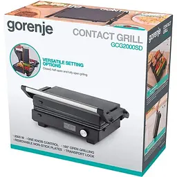 Електрогриль Gorenje GCG 2000 SD (744838) - мініатюра 4