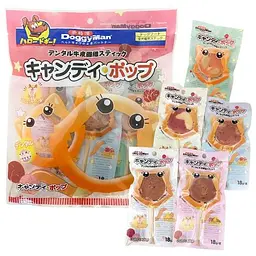 Ласощі для собак DoggyMan Delicious Lollipop говядина, качка, лосось, ягнятина, курка 5 смаків