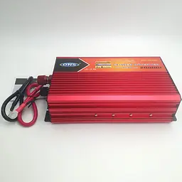Автоінвертор-перетворювач напруги 12 V-220 V 2000 Вт з функцією плавного пуску та USB-виходом 12 V у 220 V 2000 W Power Inverter - мініатюра 3