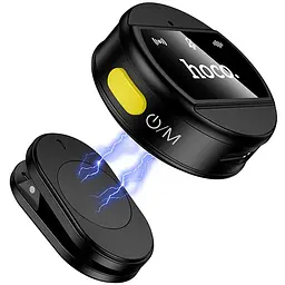 Петличний бездротовий мікрофон Hoco L21 Charm Type-C Black - мініатюра 4