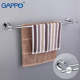 Тримач для рушника Gappo G1809 655 мм хром - мініатюра 3