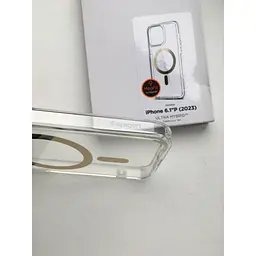 Чохол Spigen Ultra Hybrid MagFiдля iPhone 15 Pro (6.1") Gold ACS06718 прозорий протиударний - мініатюра 6