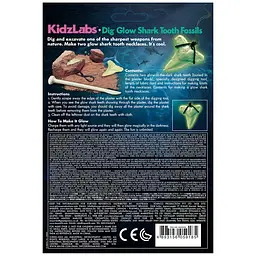 Набір для розкопок 4M KidzLabs Сяючі зуби акули (00-05918) - мініатюра 5