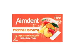 Жувальна гумка Aimdent 420г 7pc Tropical (24шт)