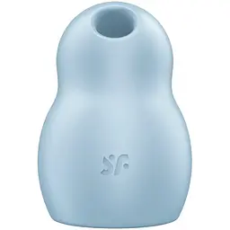 Вакуумний кліторальний стимулятор з вібрацією Satisfyer Pro To Go 1 блакитний