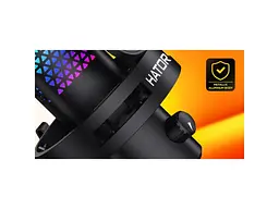 Мікрофон для ПК/ для стрімінгу, подкастів Hator Dreamcast X RGB (ESS10) black - мініатюра 8