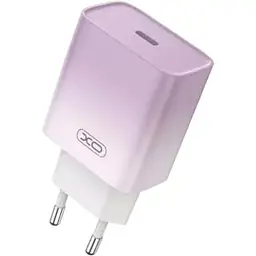 Зарядний пристрій XO CE18 fasr charger Type-C PD/QC 30W Violet