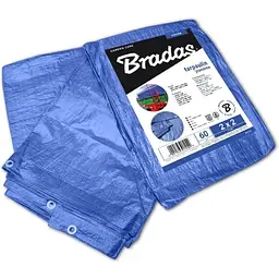 Тент водонепроникний Bradas BLUE 60 гр/м² 5 x 8 м PL5/8