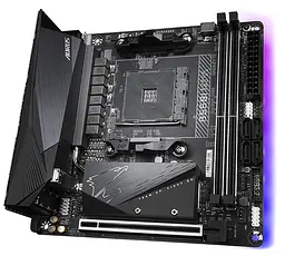 Материнська плата Gigabyte B550I Aorus Pro AX (B550I AORUS PRO AX) (Socket AM4, AMD B550, Mini-ITX) - мініатюра 3