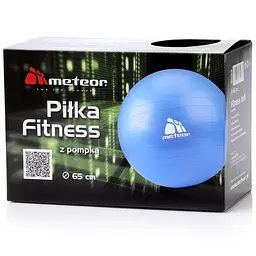 М'яч для фітнесу з насосом (31133) Meteor 65 см fit0002653 - мініатюра 6