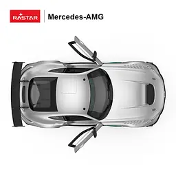Машинка Mercedes-AMG GT2 сірий RASTAR модель 1:14 Автомобіль на дистанційному керуванні + пульт 2,4 ГГц - мініатюра 8