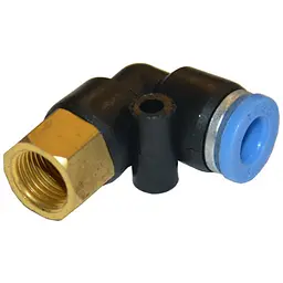 Пневмоштуцер цанговий Г-подібний 6 мм*1/8" AIRKRAFT SPLF06-01