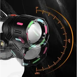 Ліхтар налобний акумуляторний Arexes AR-8087-PM10-TG із флуоресцентним фарбуванням - мініатюра 5