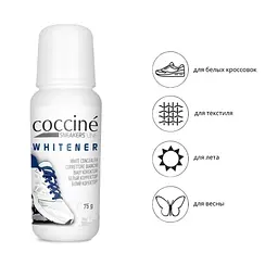 Набір для догляду за білими взуттям Coccine sneakers sole cleaner 125мл + Coccine Whitener 75гр - мініатюра 6