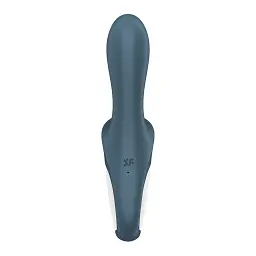 Надувний анальний вібратор Satisfyer Air Pump Booty 2,19х6 см, сірий - мініатюра 5