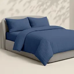 Наволочка Cosas Denim муслінова 40х60 см темно-синя (026Muslin_Denim_40x60) - мініатюра 7