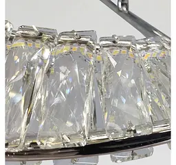 Кришталева стельова LED-люстра Artlight 562/500CH зі спіральним кільцем, хром, 58 Вт, від 10-18 м² - мініатюра 5