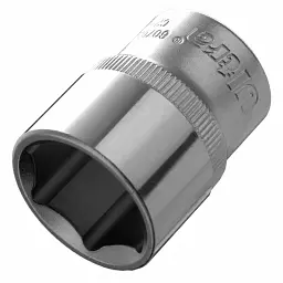 Насадка шестигранна коротка 1/2" 22мм CrV ULTRA (6070222) - мініатюра 3