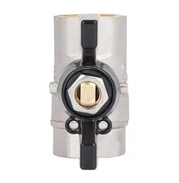 Кран кульовий Thermo Alliance Base 1/2" ВВ прямий, PN40, метелик SD602W15 - мініатюра 8