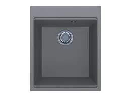 Кухонна мийка Miraggio LAGOON 420 gray (0002218) Граніт, Під стільницю/Врізна, Сірий