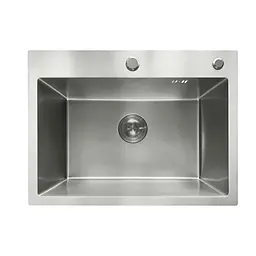 Кухонна мийка з нержавіючої сталі Mixxus MH5843 Micro Decor Ss Color MI8216, Нержавіюча сталь