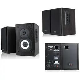 Колонки 2.0 Microlab B72, чорний, 24 Вт (2x12 Вт), МДФ, 2xRCA, керування збоку